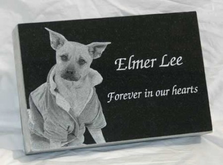 12 x 8 x 2 Memorial Pet Marker